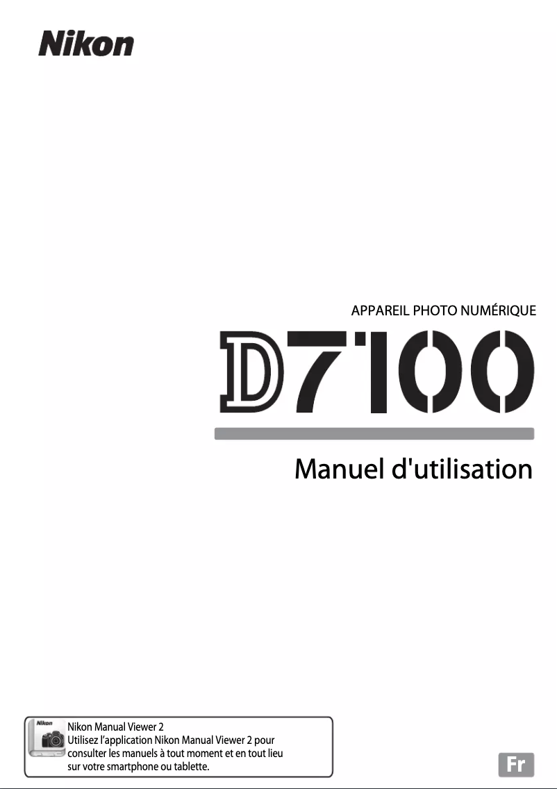 First page image of the manual for D7100