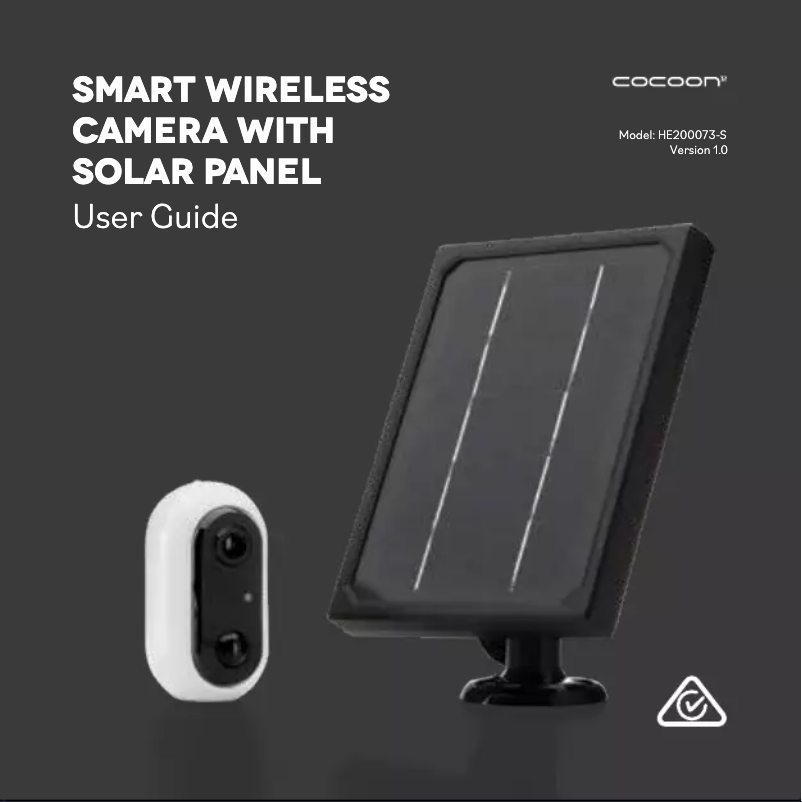 First page image of the manual for HE200073-S