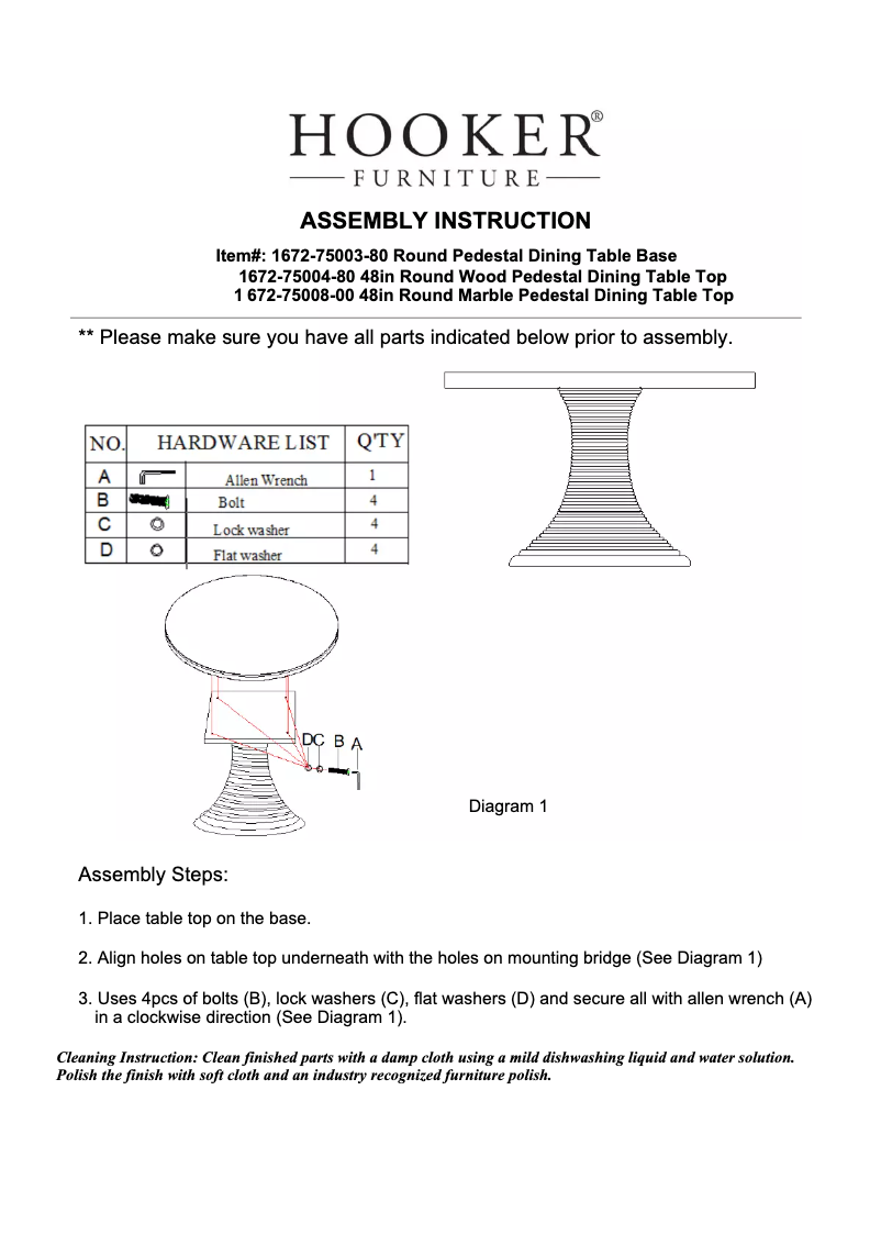 First page image of the manual for 1672-75003-80