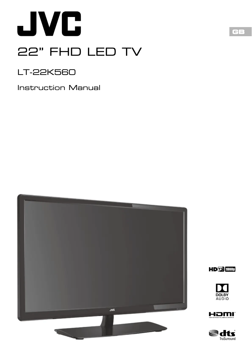 First page image of the manual for LT-22K560