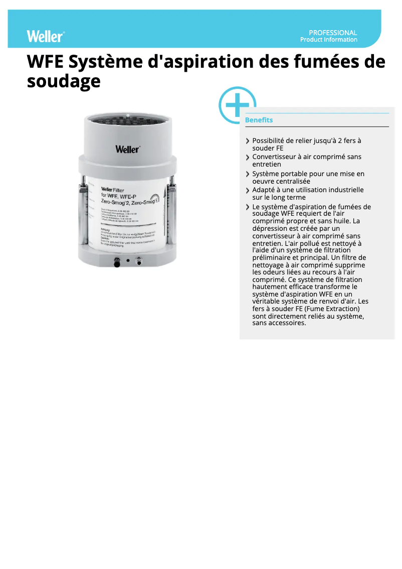 First page image of the manual for WFE