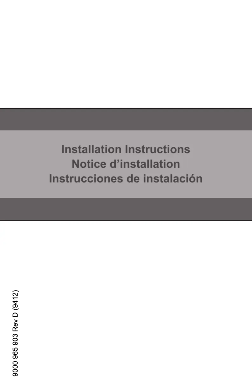 Page 1 of the manual Installation Guide Bosch SHP53T55UC