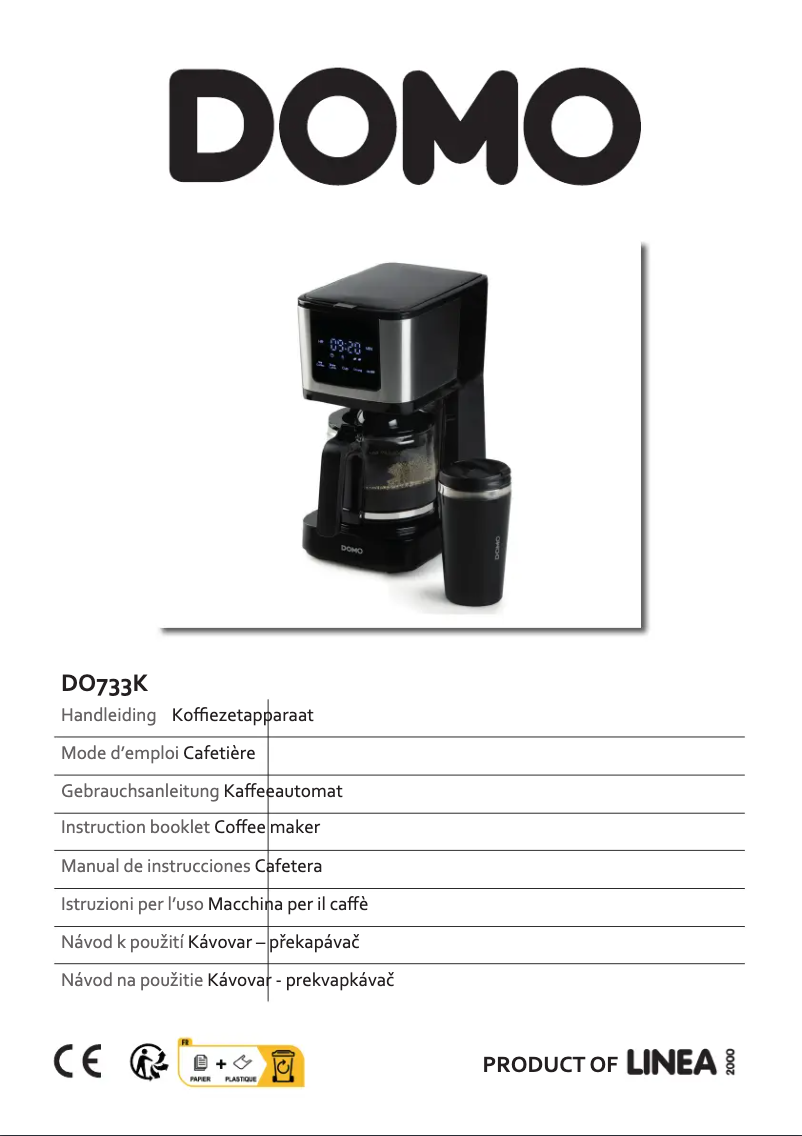 Page 1 of the manual User Manual Domo DO733K