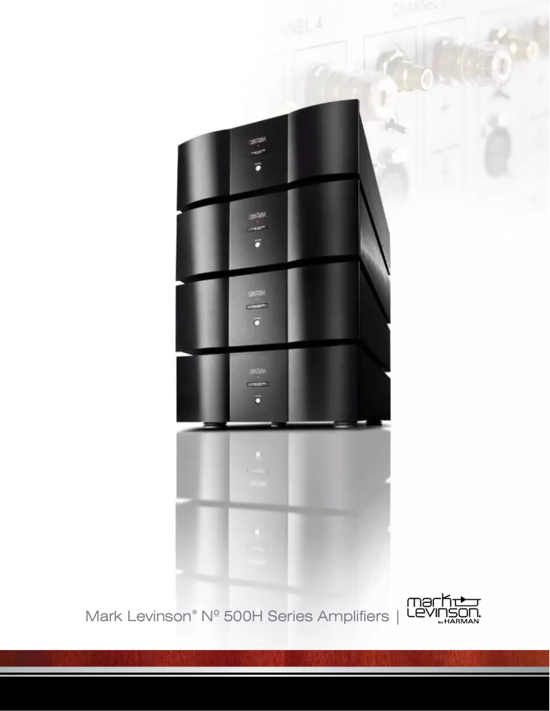 Page 1 of the manual Brochure Mark Levinson No532H