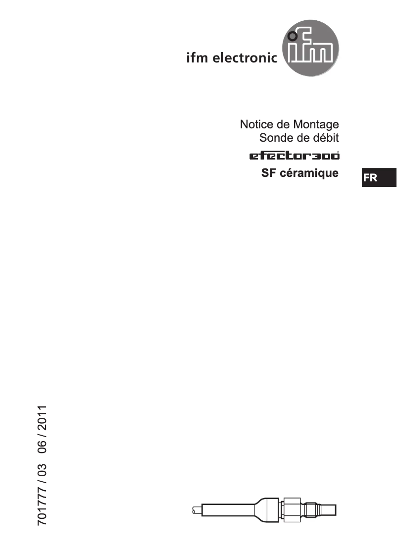 First page image of the manual for SF0540