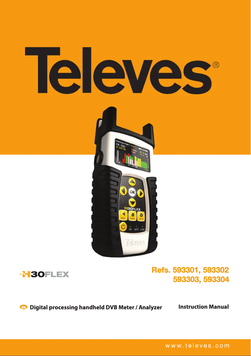 Page 1 of the manual User Manual Televes 593232