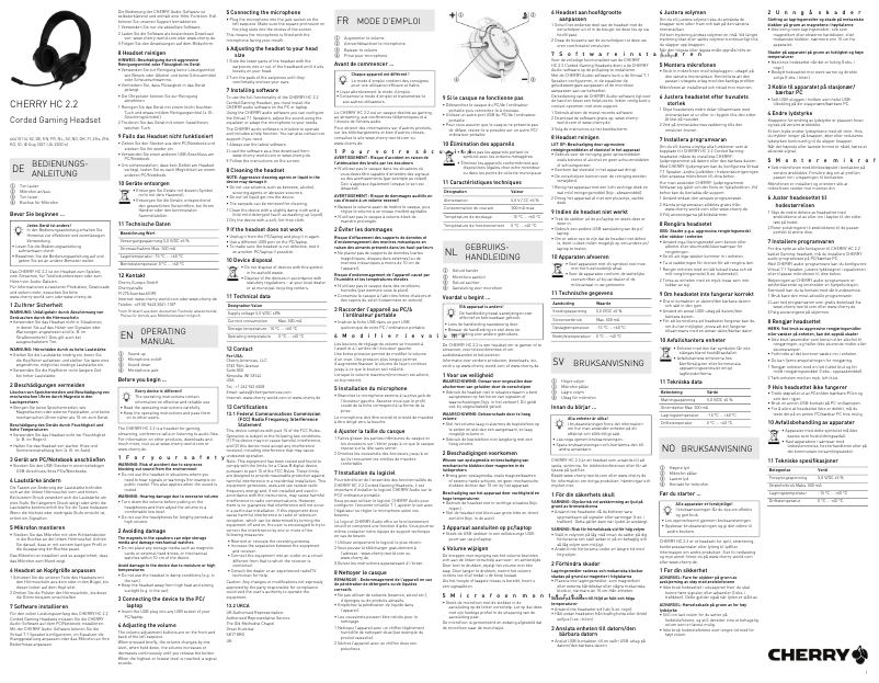 First page image of the manual for HC 2.2