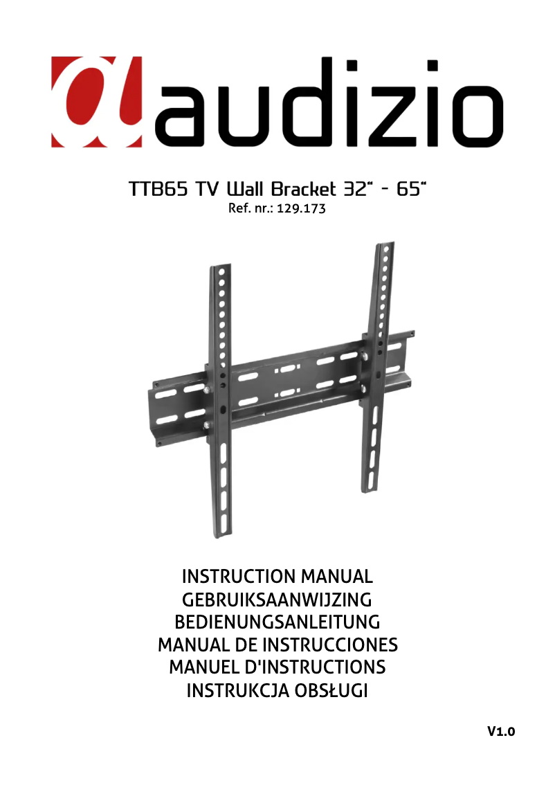 Page 1 of the manual User Manual Audizio TTB65