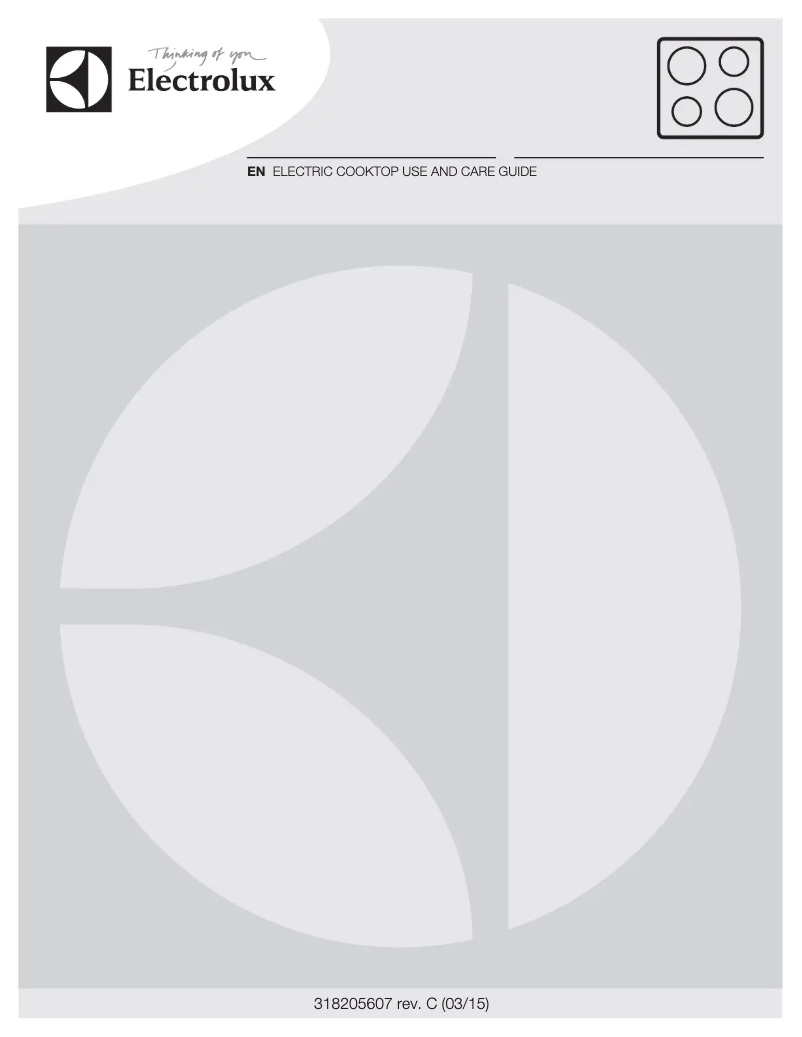 First page image of the manual for EI36EC45KS