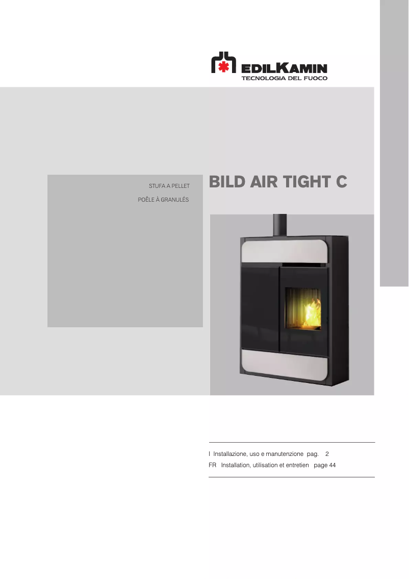 First page image of the manual for BILD Air Tight C