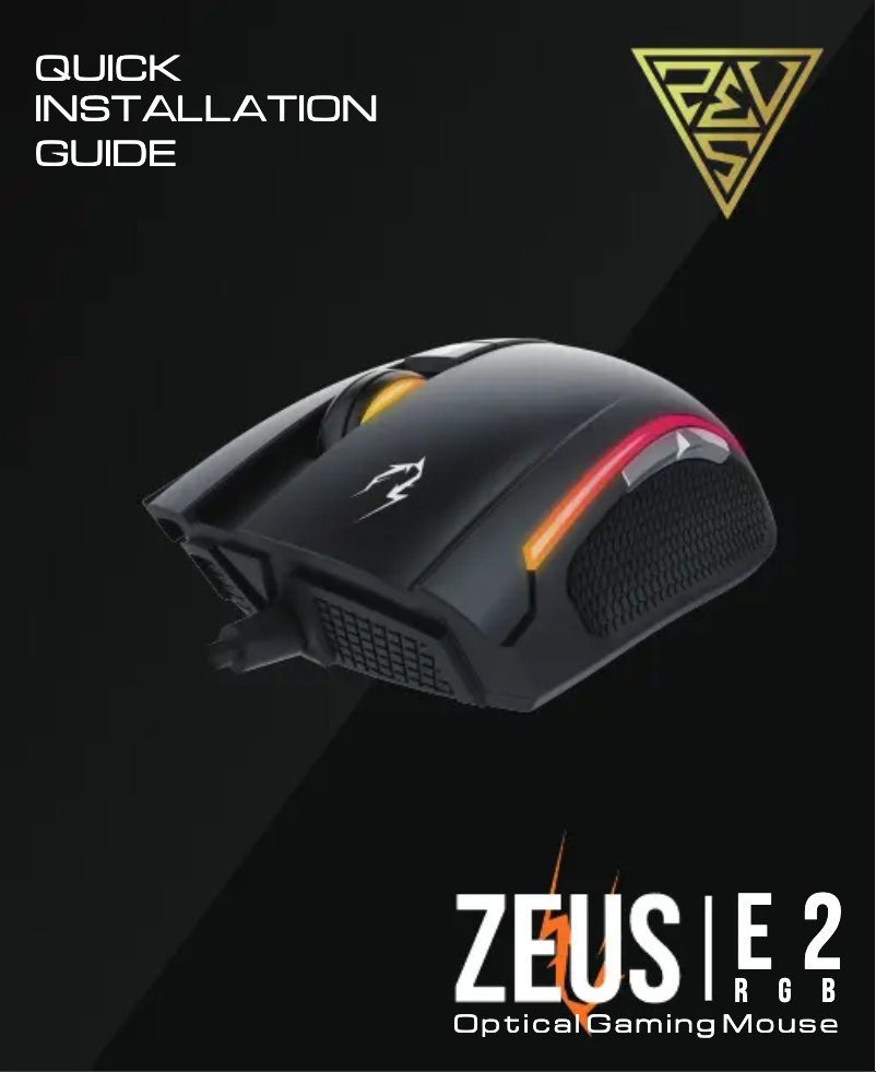 First page image of the manual for Zeus E2