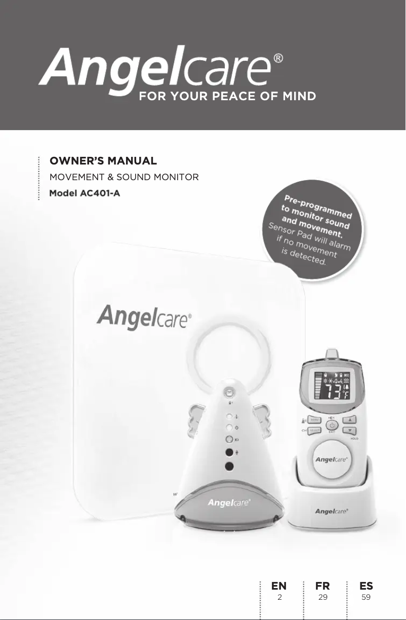 First page image of the manual for AC401