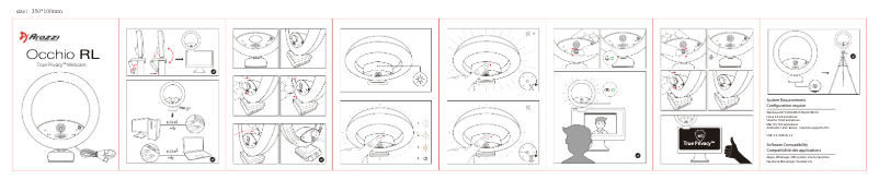 First page image of the manual for Occhio RL