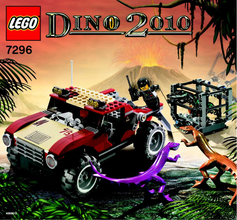 Page 1 of the manual User Manual Lego 4WD Dino Trapper