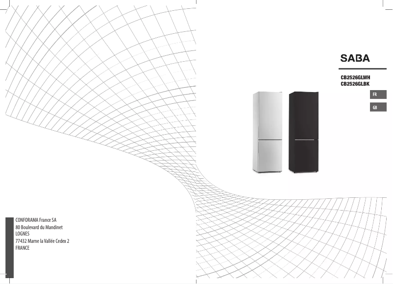 First page image of the manual for CB2526GLBK