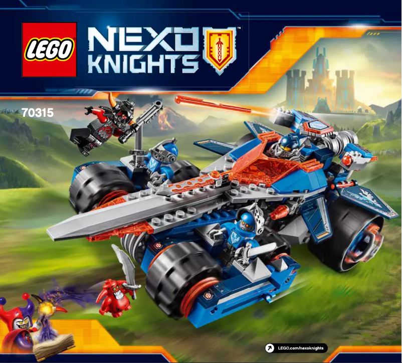 First page image of the manual for Nexo Knights 70315