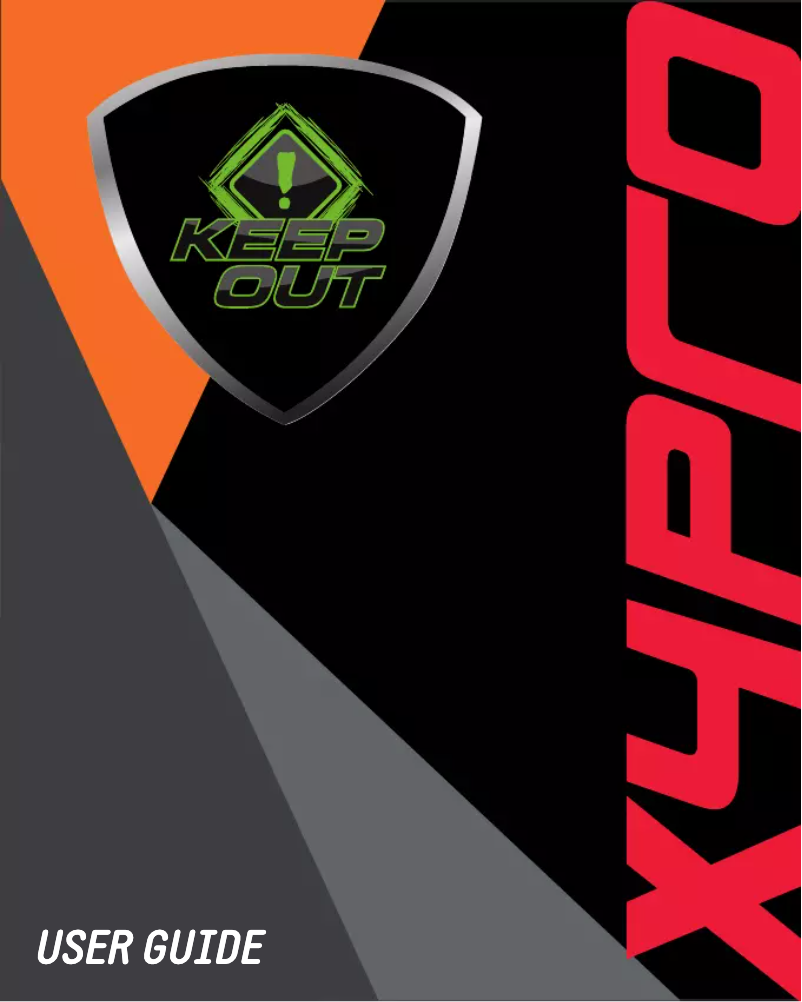 Image de la première page du manuel de l'appareil X4Pro