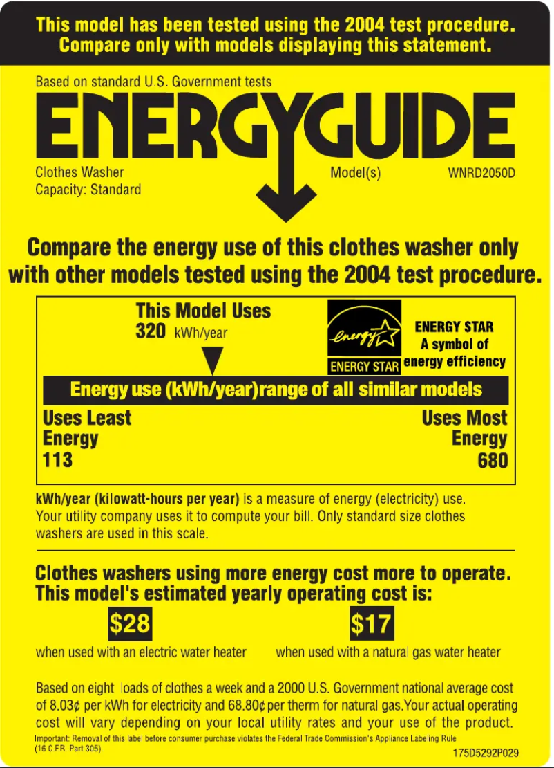 First page image of the manual for WNRD2050DWC