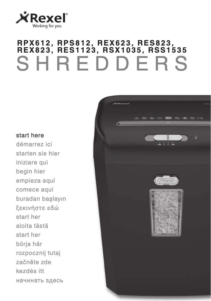 First page image of the manual for Promax RES823