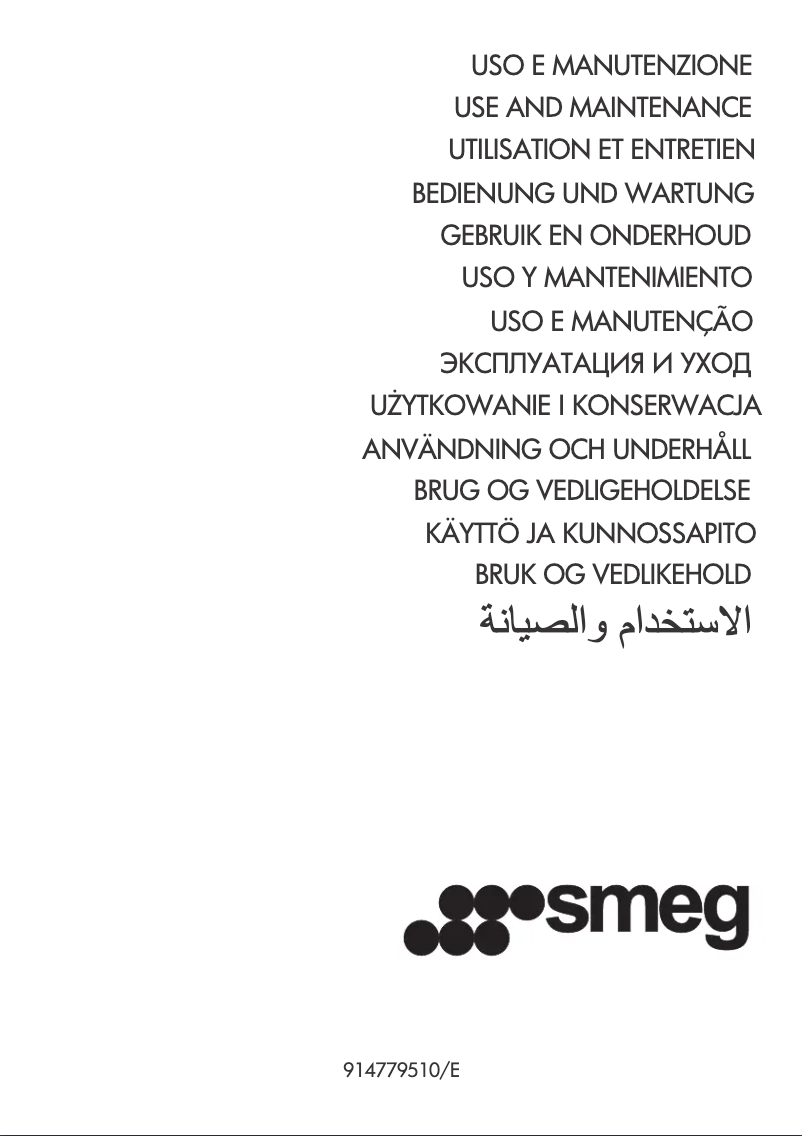 Page 1 of the manual User Manual Smeg CKFF2801CRM
