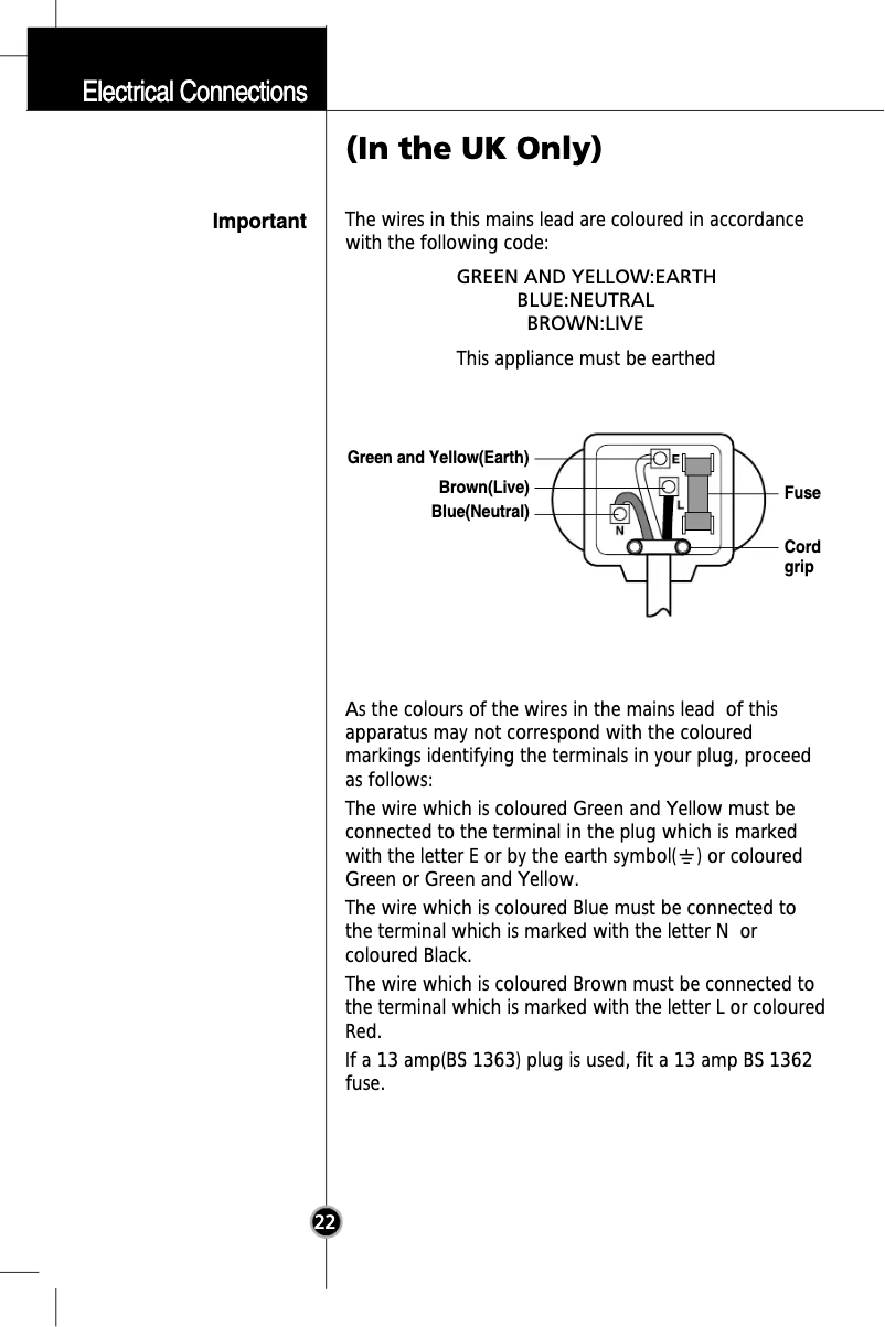 First page image of the manual for GR-409