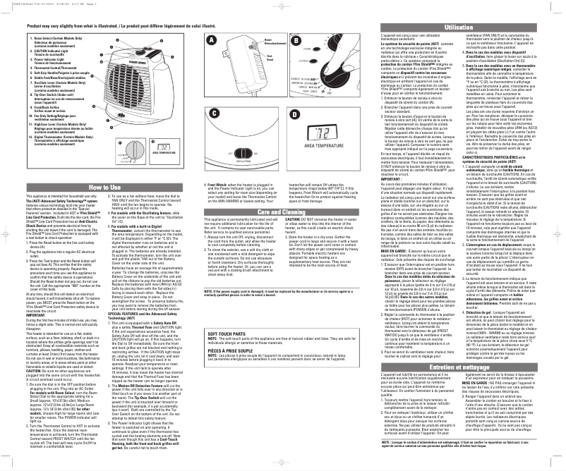 Page 1 of the manual User Manual Black & Decker BDHF100