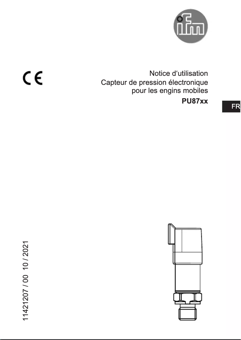 First page image of the manual for PU8701