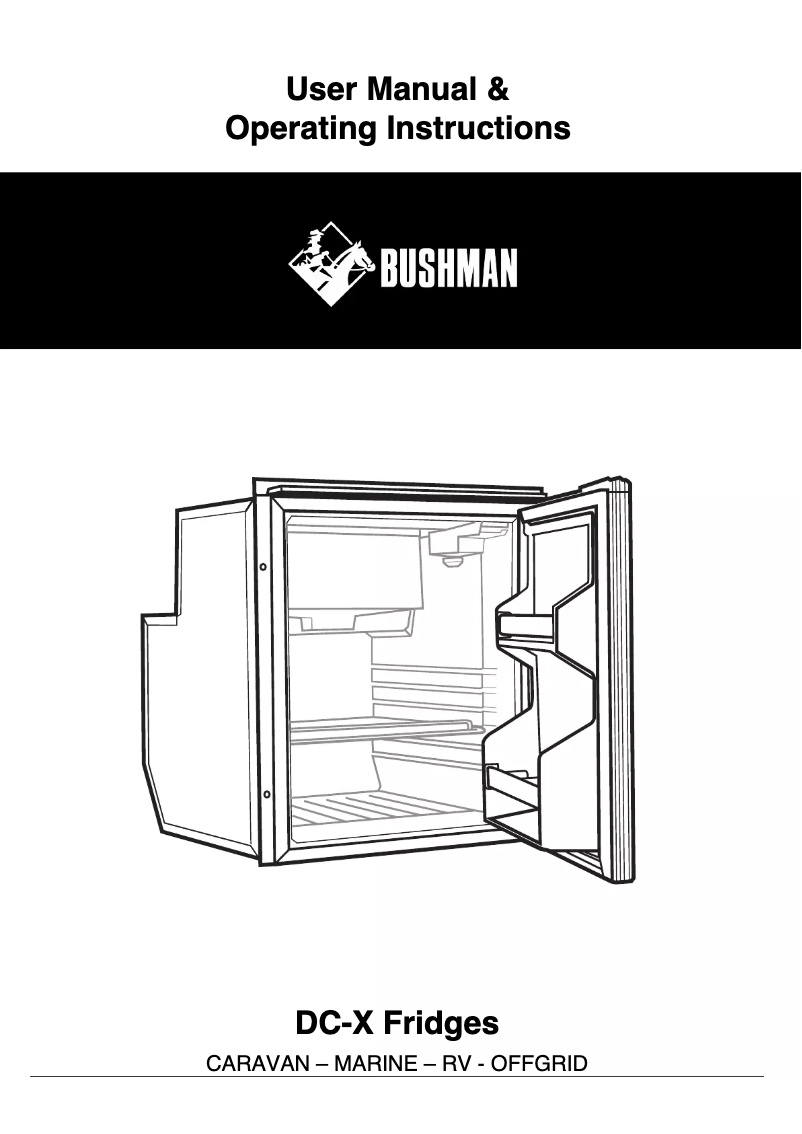 First page image of the manual for DC85-X