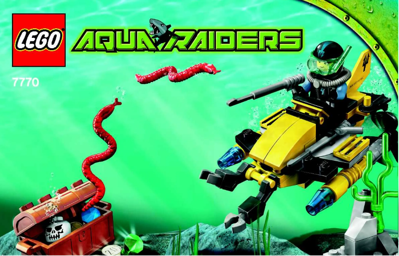 First page image of the manual for Deep Sea Treasure Hunter