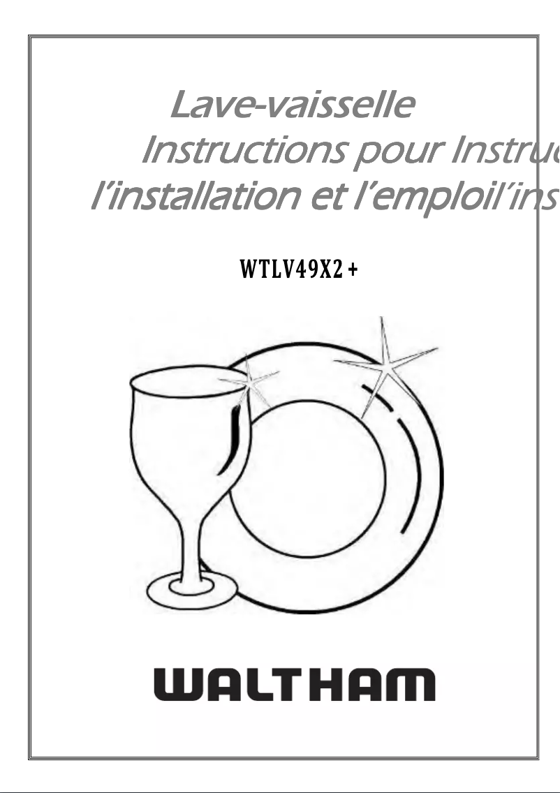 First page image of the manual for WTLV 49 X2+