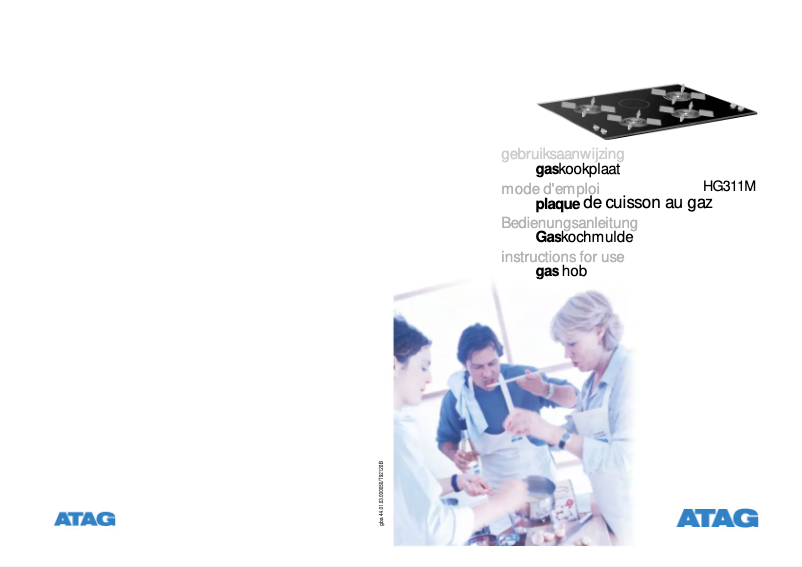 Page 1 de la notice Manuel utilisateur Atag HG311MF30IL