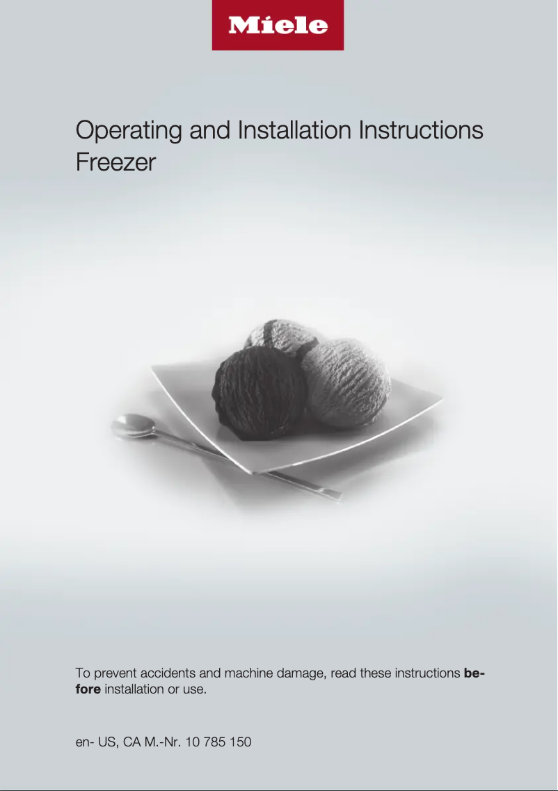 First page image of the manual for F 2671 Vi