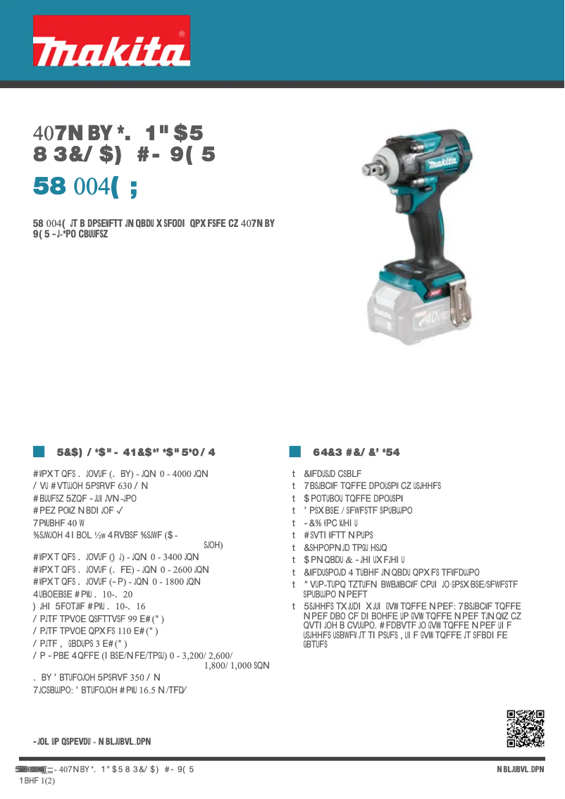 First page image of the manual for TW004GZ