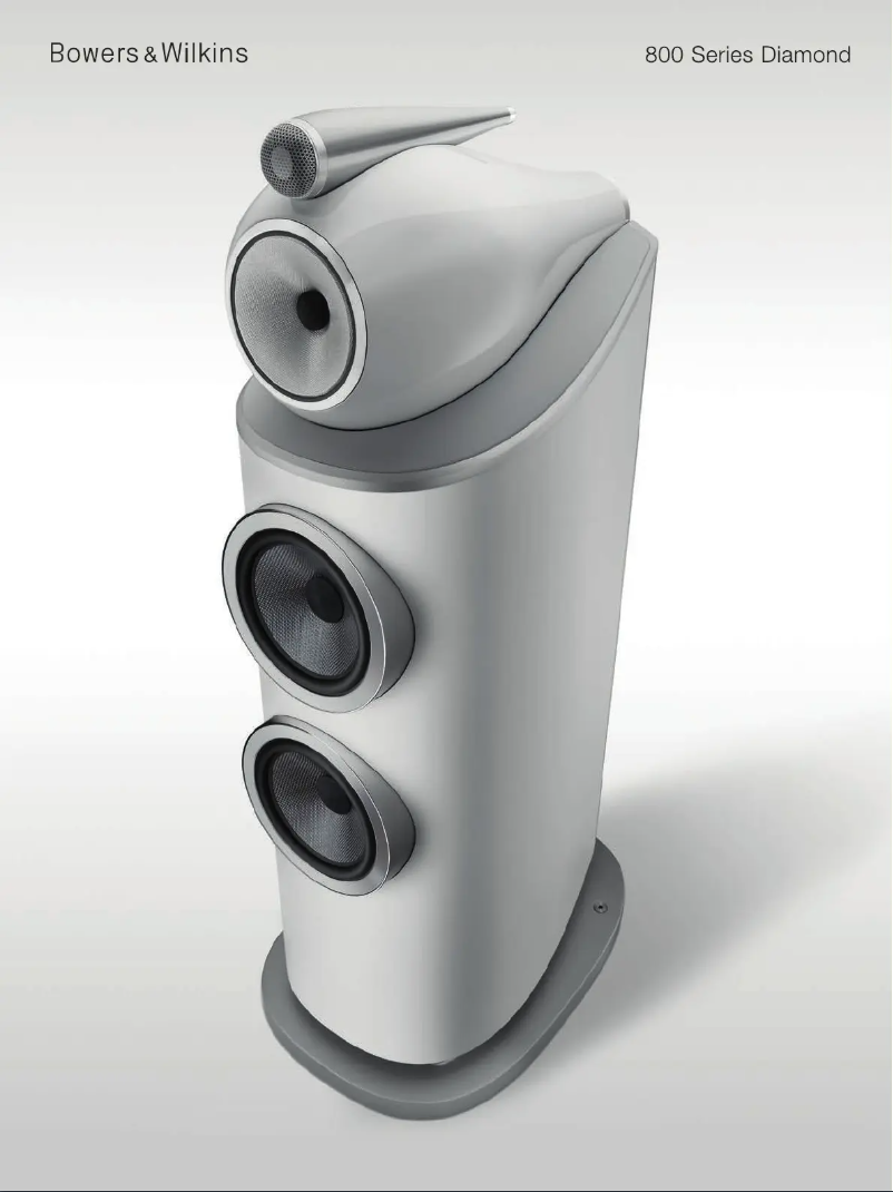 First page image of the manual for 805 D4