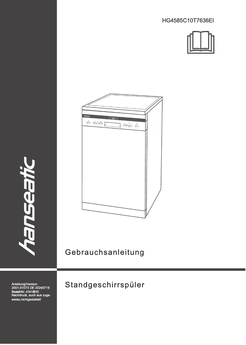 Page 1 of the manual User Manual Hanseatic HG4585C10T7636EI