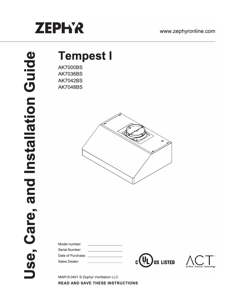 First page image of the manual for AK7048BS
