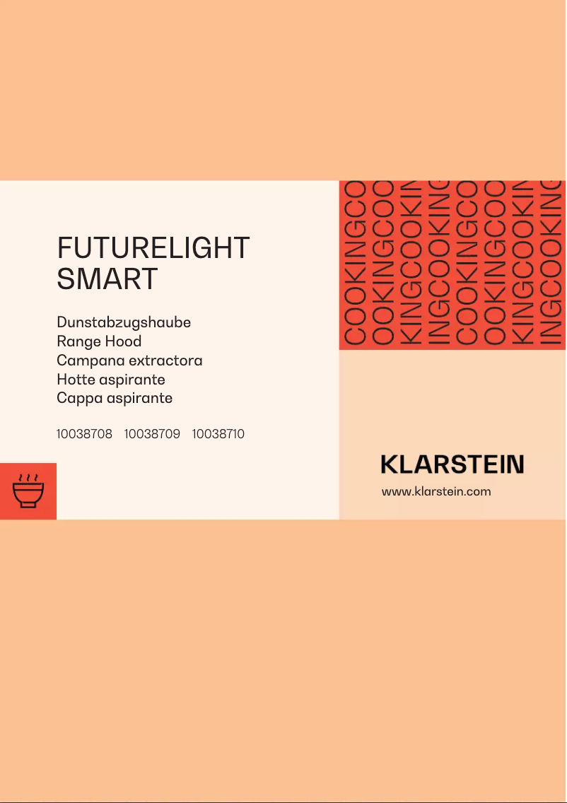 Page 1 of the manual User Manual Klarstein Futurelight Smart