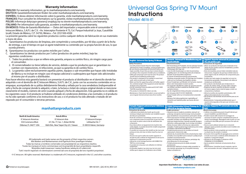 Image de la première page du manuel de l'appareil 461641