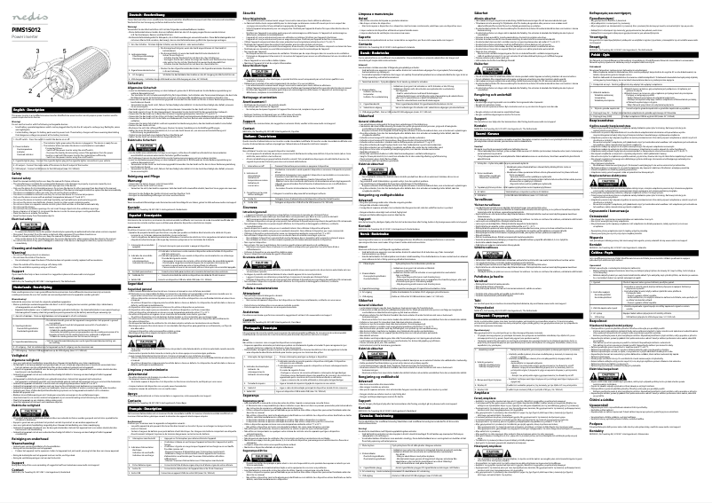 First page image of the manual for PIMS15012