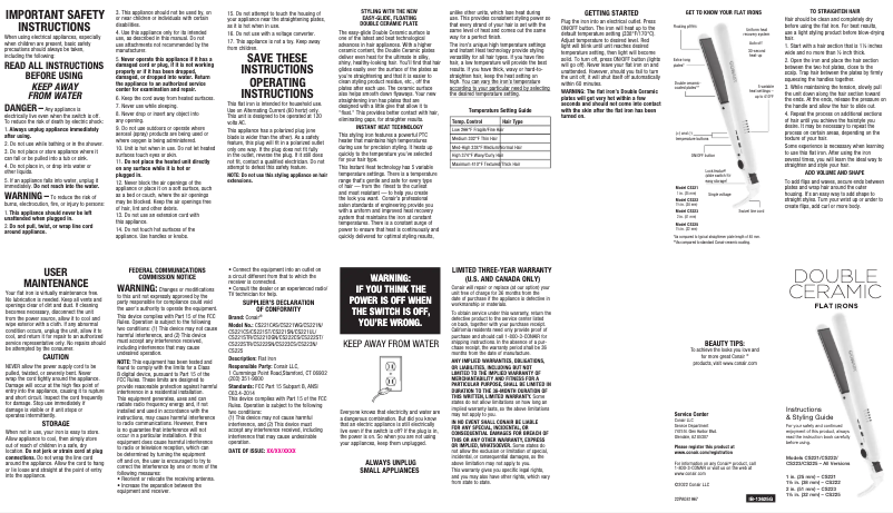 First page image of the manual for CS225