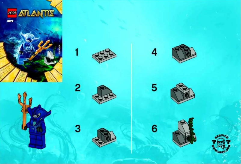 Page 1 of the manual User Manual Lego Manta Warrior