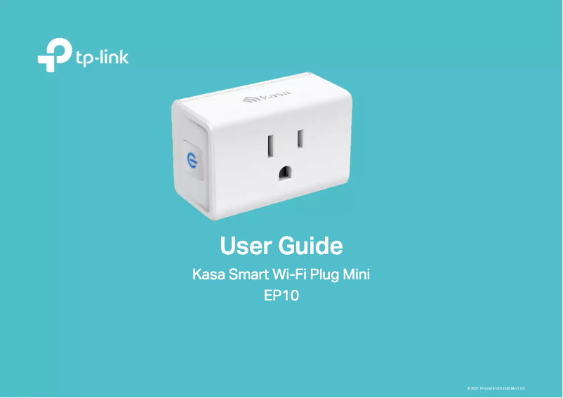 Page 1 of the manual User Manual TP-Link Kasa Smart EP10P4