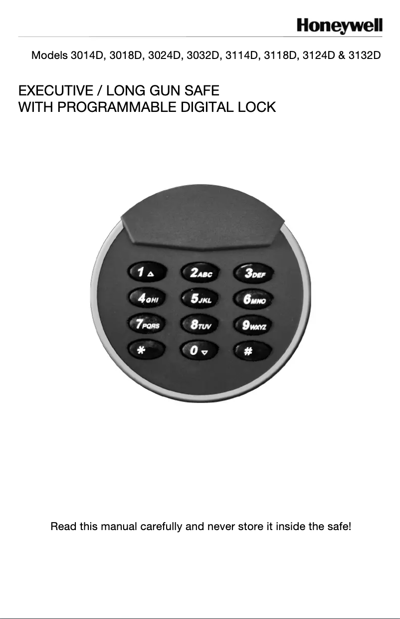 First page image of the manual for 3014D