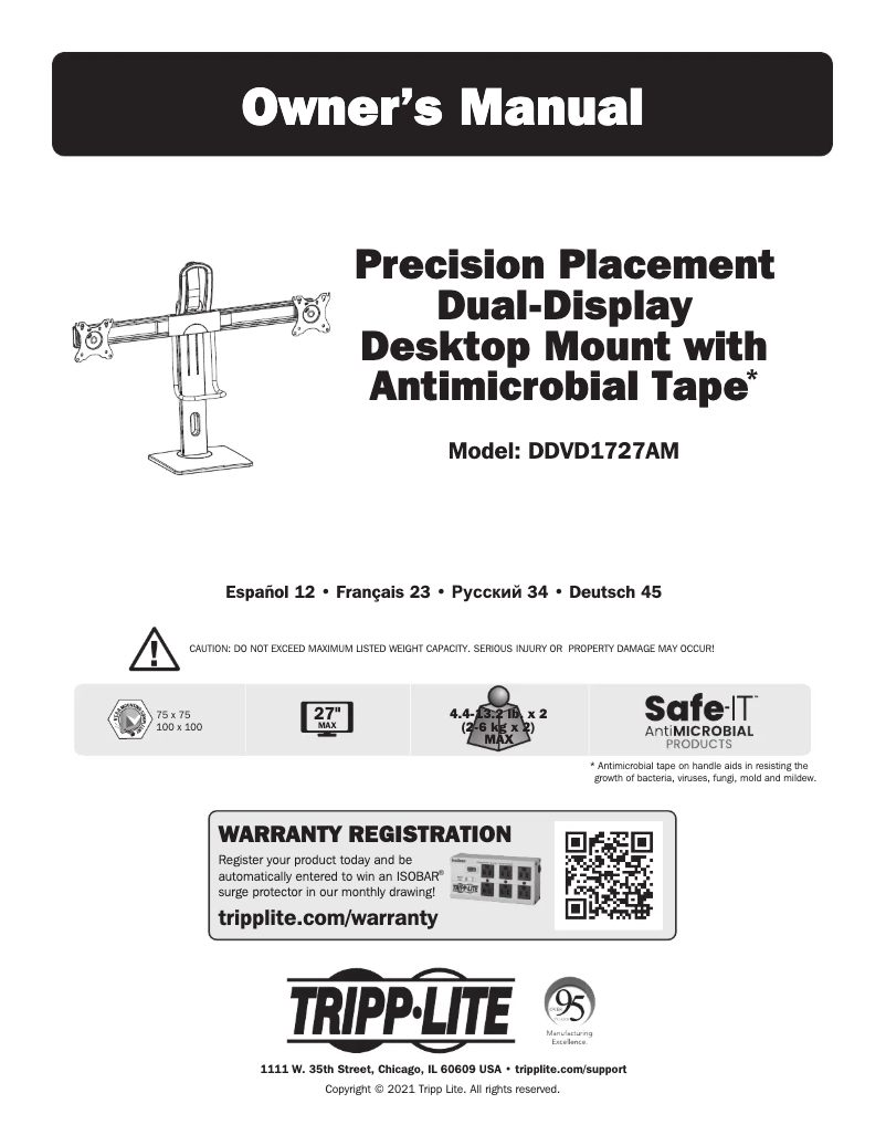 Image de la première page du manuel de l'appareil DDVD1727AM