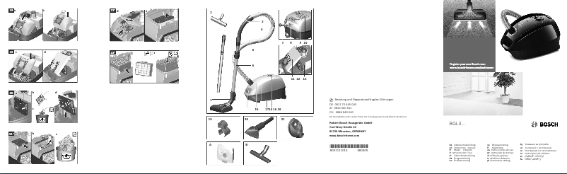 First page image of the manual for BGL3ECO10