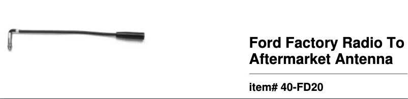 First page image of the manual for 40-FD20