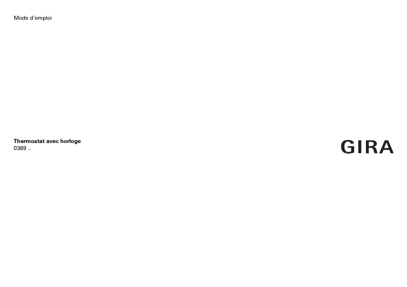 First page image of the manual for 0389