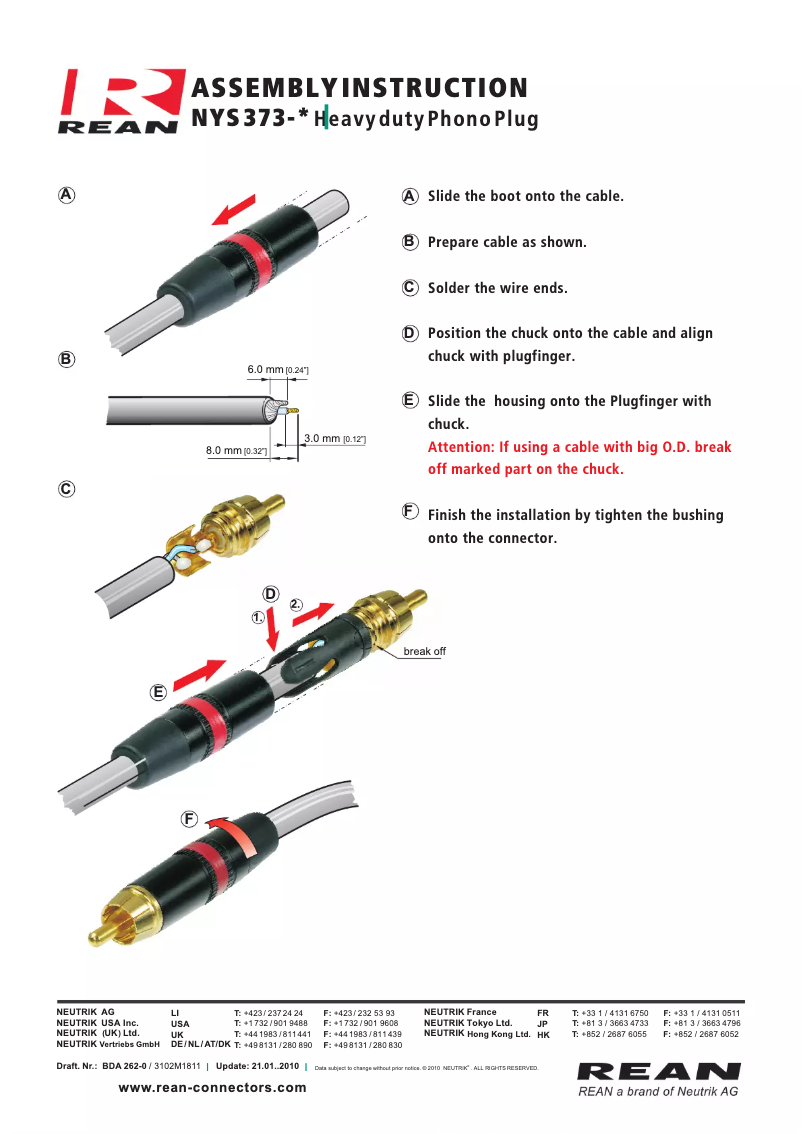 First page image of the manual for NYS373-9