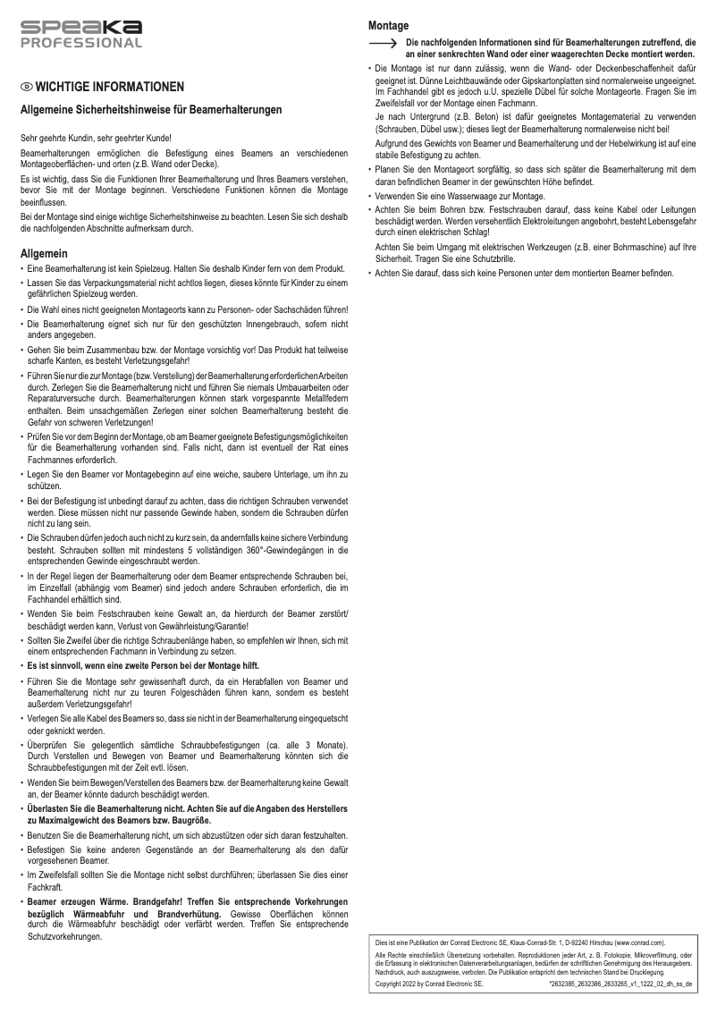 First page image of the manual for SP-PWM-100