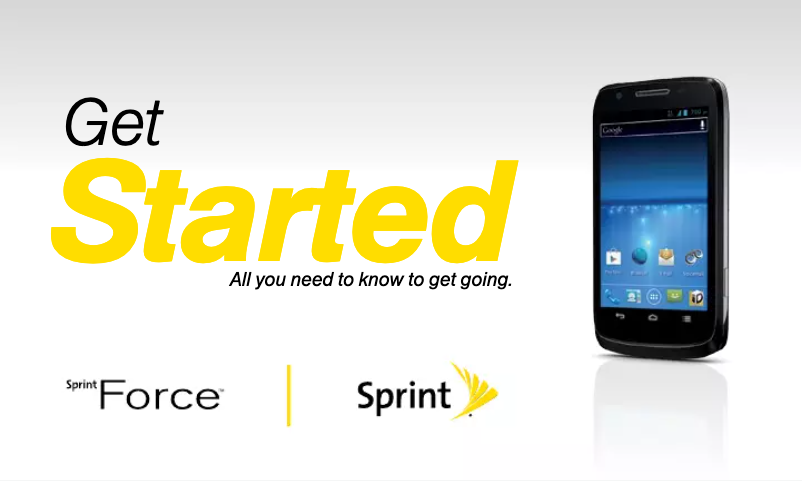 Page 1 of the manual User Manual ZTE Sprint Force N9100